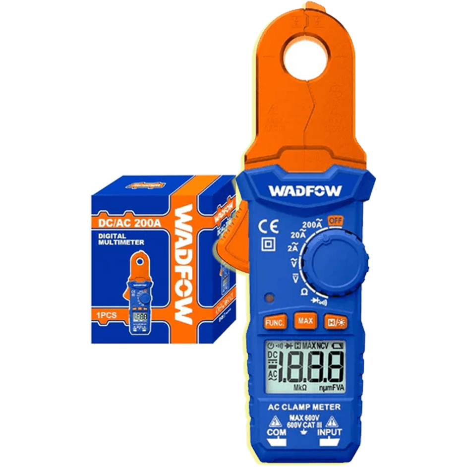 Wadfow WDM65015 DC/AC Clamp Meter 2000-Counts - KHM Megatools Corp. Wadfow WDM65015 DC/AC Clamp Meter 2000-Counts - KHM Megatools Corp.